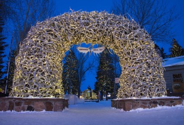 Jackson Hole Wyoming Town Square Arches