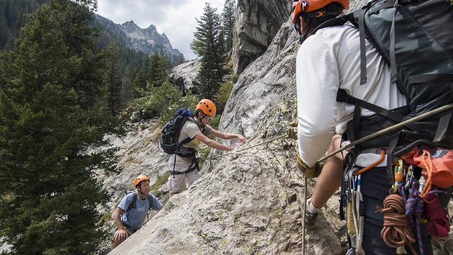 Family Climbing with Exum Guides in the Tetons