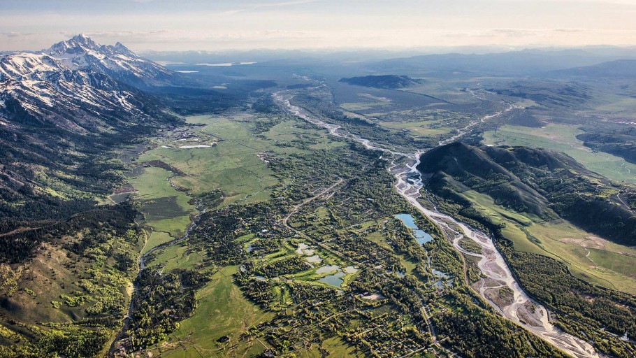 Jackson Hole Aerial Real Estate