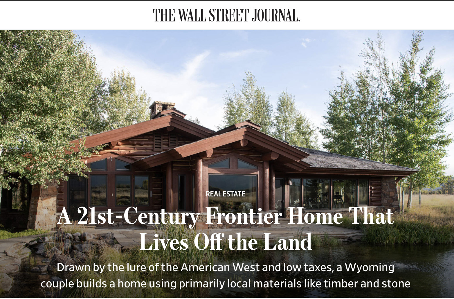 Wall Street Journal reachs out to Latham Jenkins on Article