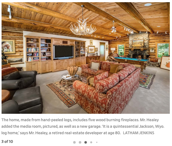 Wall Street Journal House of the Day - Cody Creek Sanctuary - Jackson Hole Real Estate