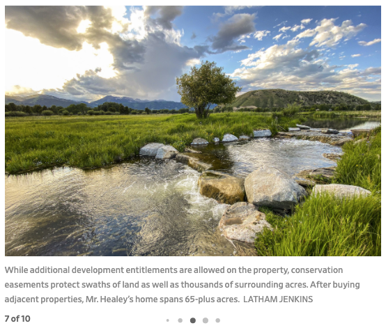 Wall Street Journal House of the Day - Cody Creek Sanctuary - Jackson Hole Real Estate