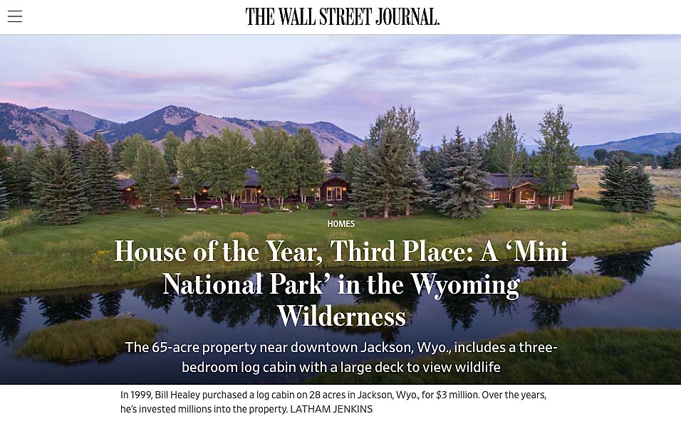 The Wall Street Journal House of the Year in Jackson Hole, Wyoming