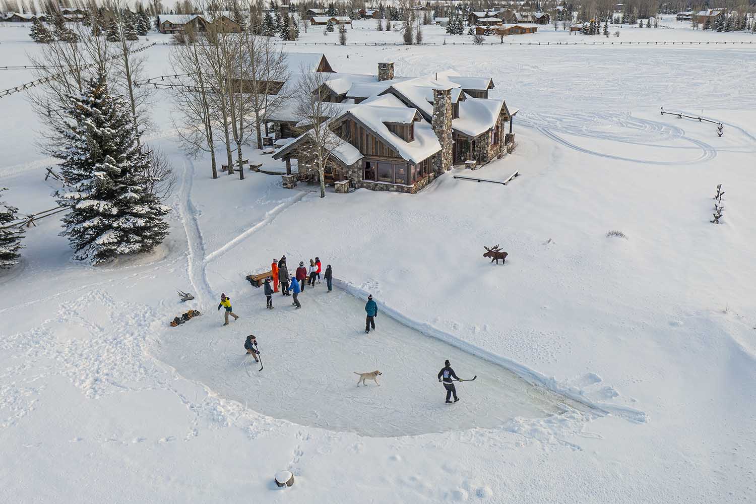 Ice Skating - Jackson Hole Ranch