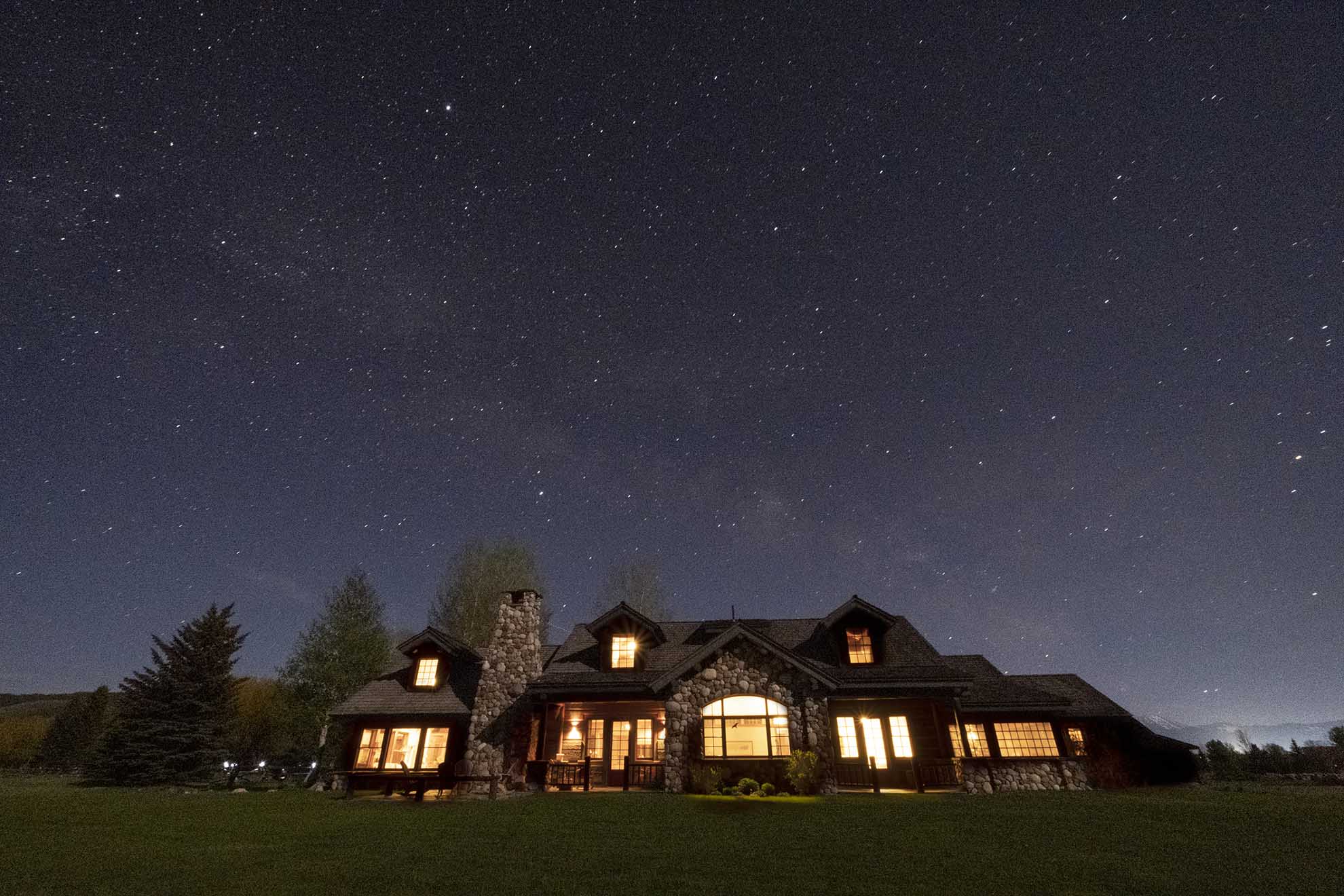Starry Skies Jackson Hole Ranch