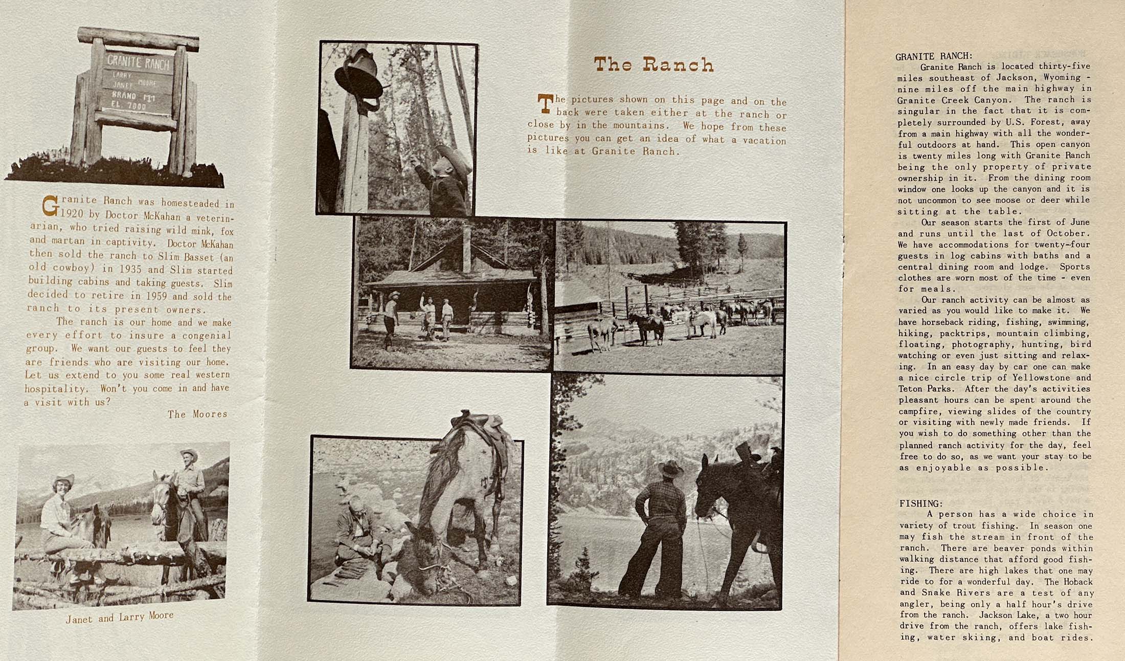 Granite Ranch, Wyoming Brochure