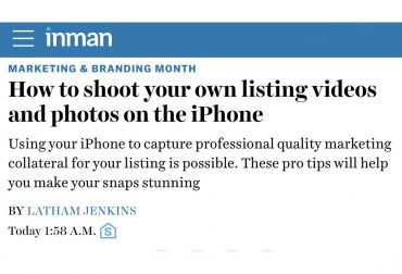 Inman News features Latham Jenkins on how to shoot listing video and photos